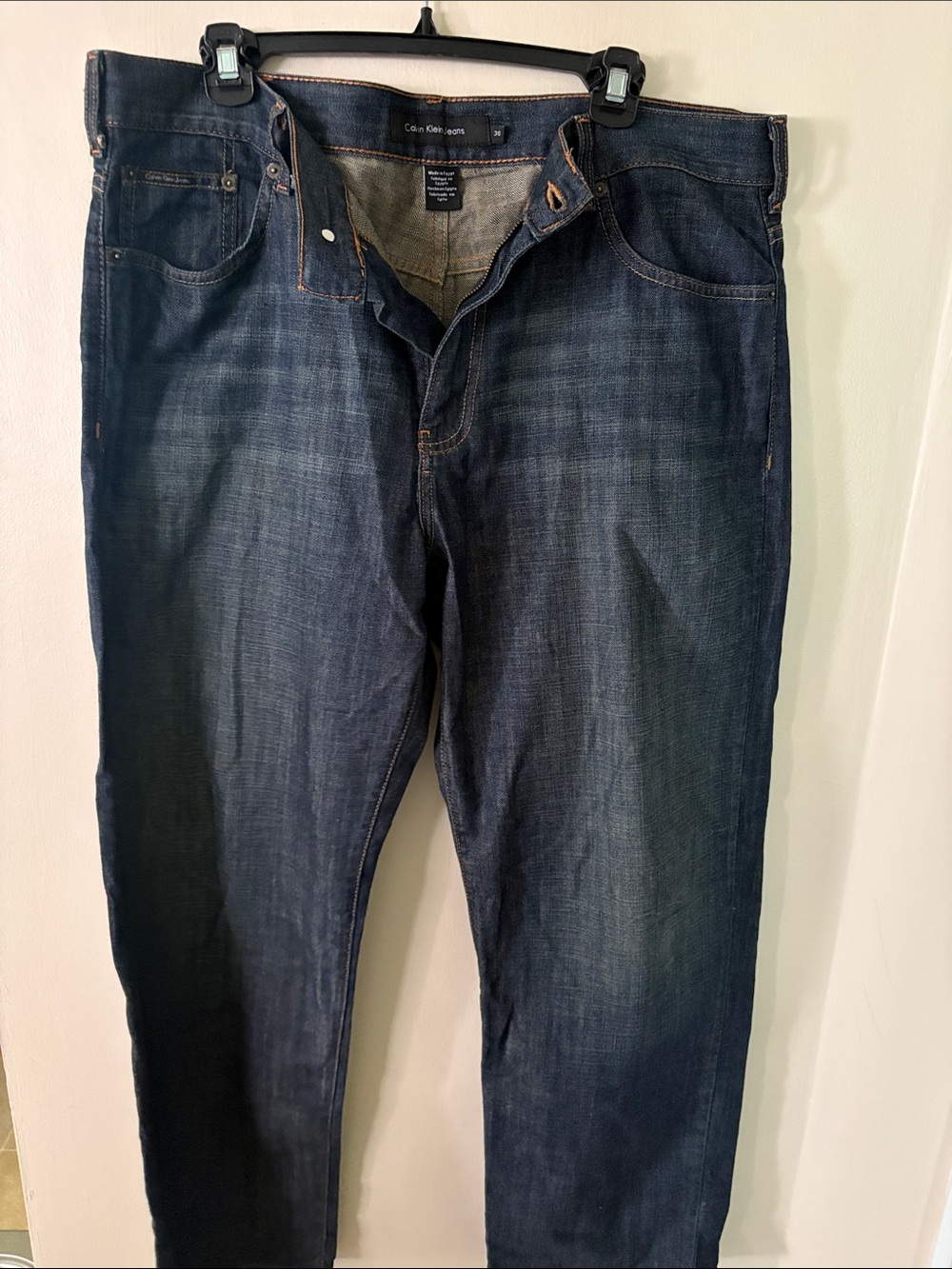 Calvin Klein Slim Straight Dark Indigo Jeans